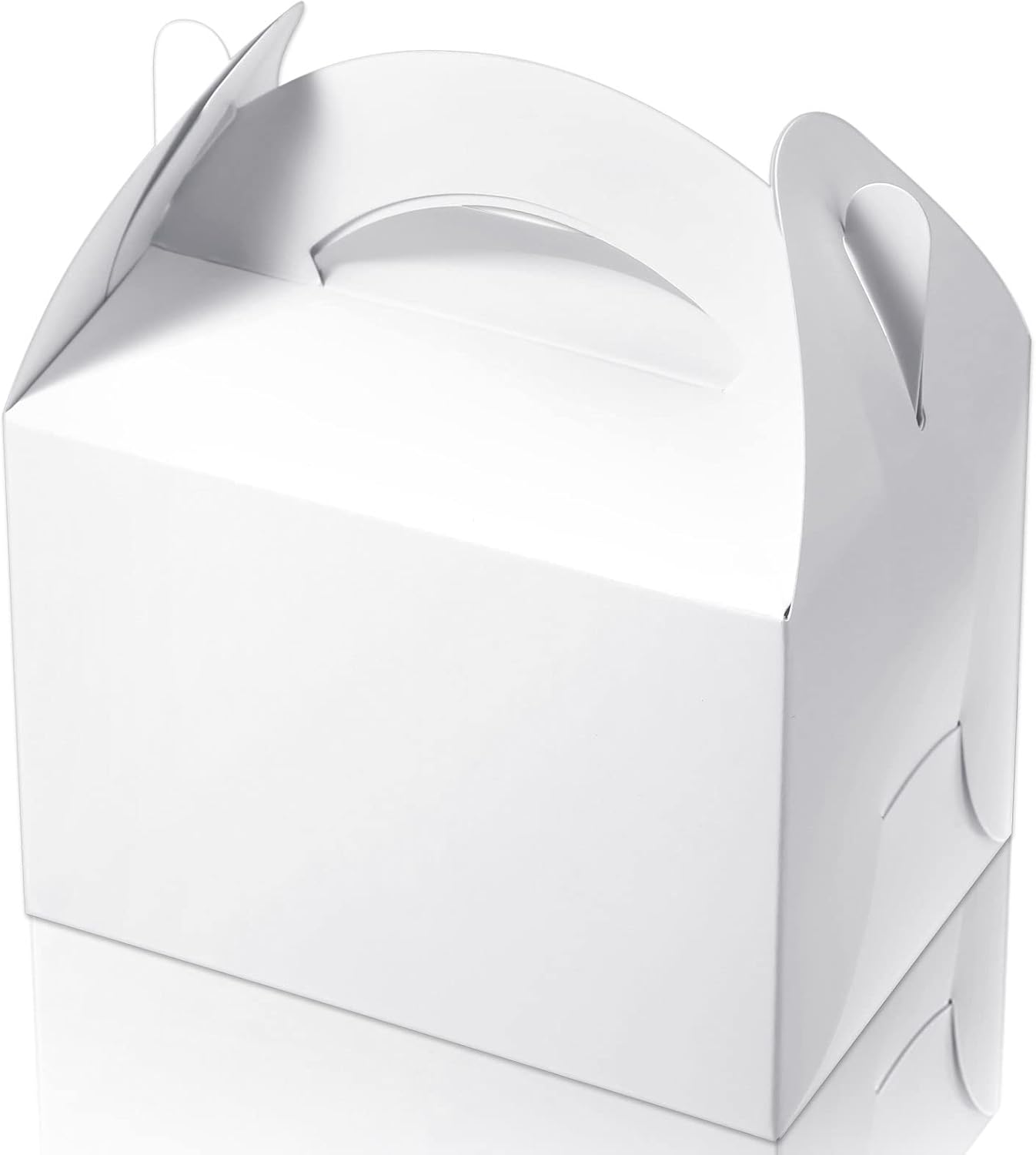 60 Pieces White Gable Gift Boxes for Parties