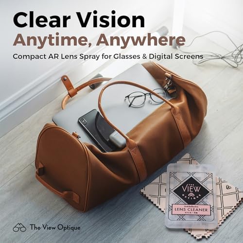 Anti Reflective Lens Cleaner Spray Kit - 2 Piece Set