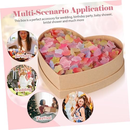 NOLITOY Heart Shaped Gift Box for Valentines Day