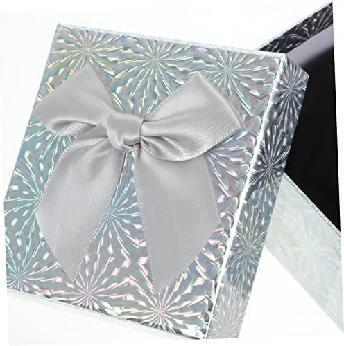 LIFKOME 6pcs Square Paper Gift Boxes for Wrapping