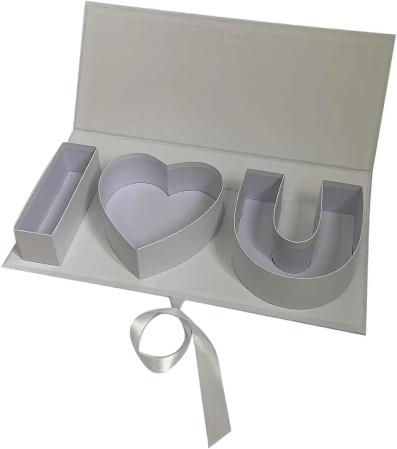 JTJIYN Letter Shaped Flower Gift Box For Party Wedding Birthday