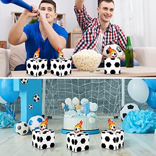 Frienda 36 Pcs Soccer Party Favor Boxes for Football Themed Events