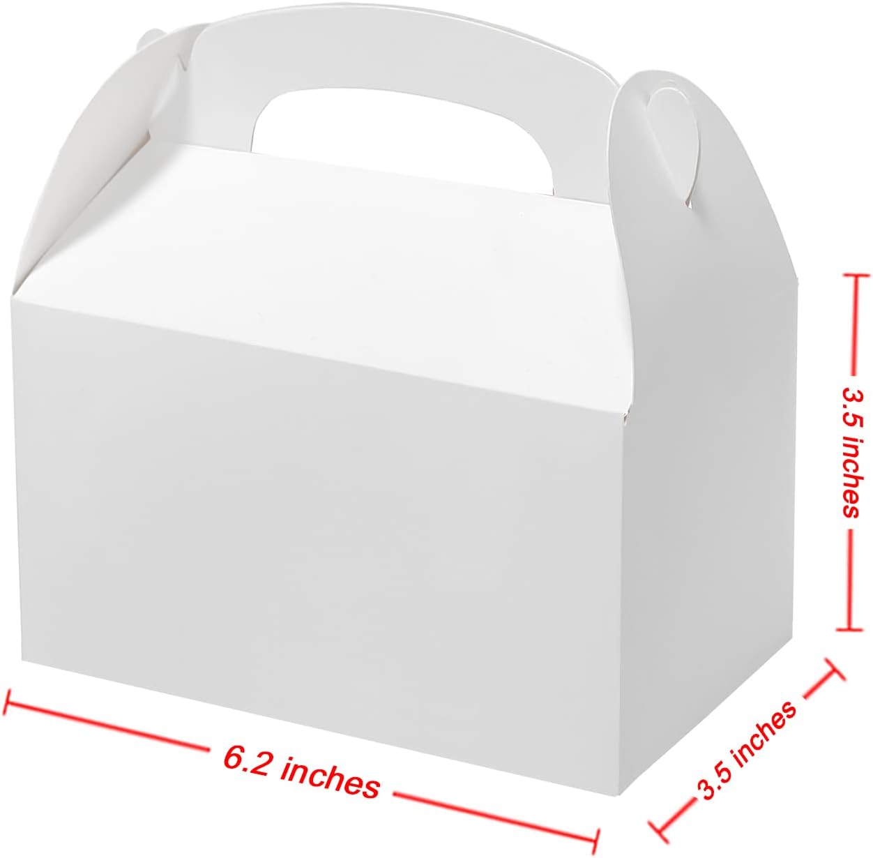 Bonfasvo 30 Pack White Kraft Gift Boxes 62x35x35 Inch