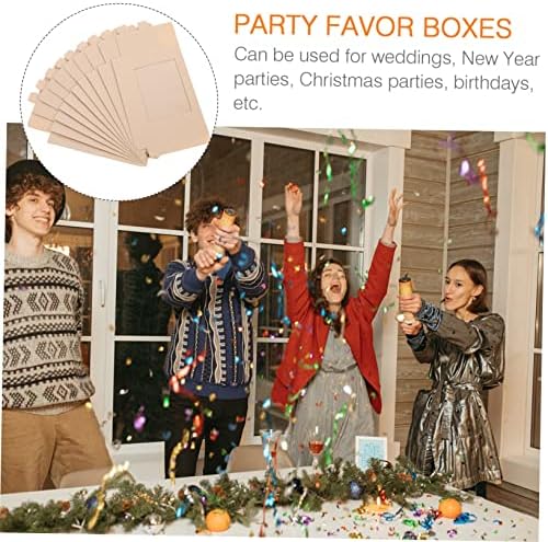 ABOOFAN 10pcs Transparent Window Cookie Boxes for Party Supplies