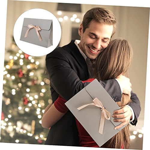 SEWOART 6pcs Bow Knot Gift Boxes for Parties and Celebrations