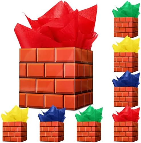 Zhanmai 8 Pcs Video Game Treat Boxes for Party