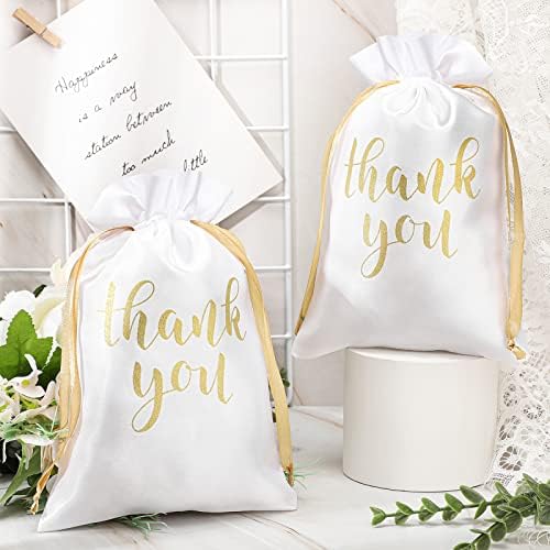 Sieral 50 Pcs Satin Gift Bags with Drawstring