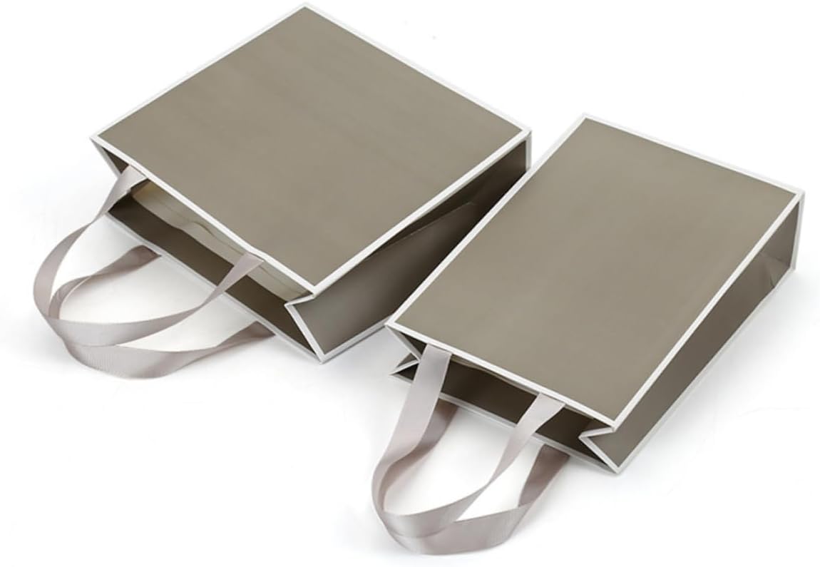 PACKOVE 4pcs Jewelry Packaging Paper Bags with Handles