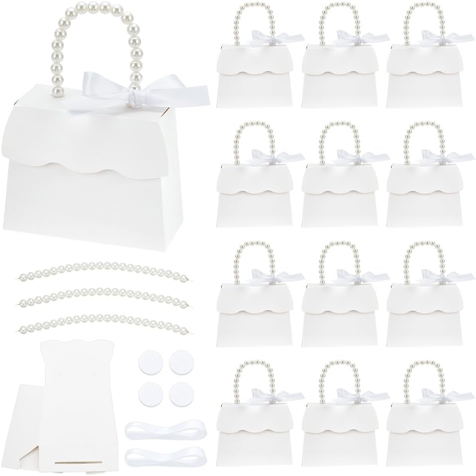 BENECREAT 16 Piece Wedding Favor Box DIY Kit
