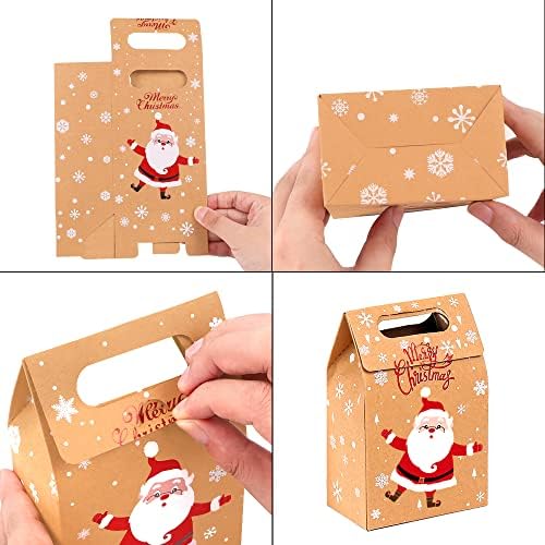 JOICEE 24pcs Christmas Gift Boxes with 6 Unique Designs