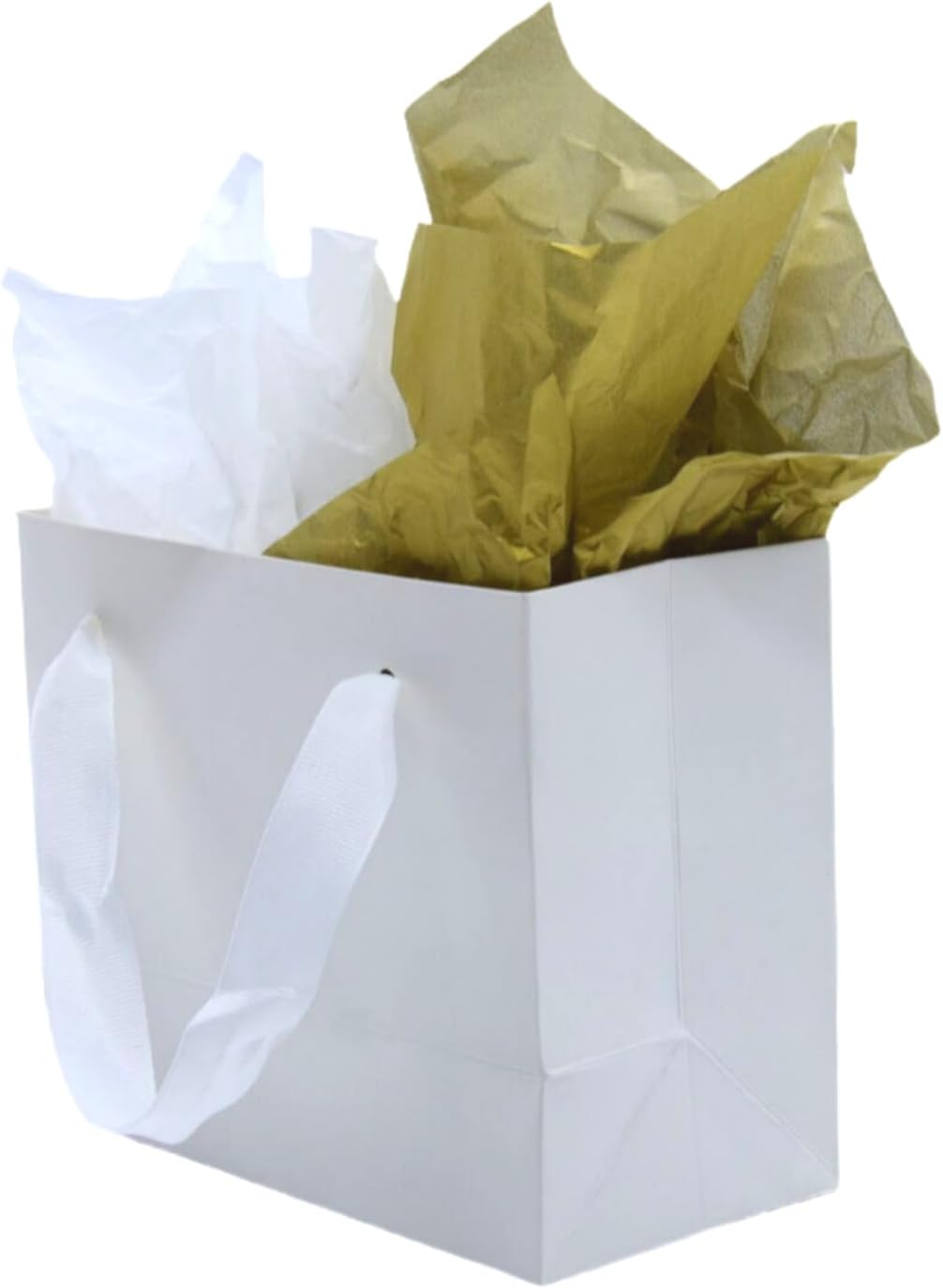 JUNESHE 6 Pack Mini Gift Bags with Handles and Tissue Paper