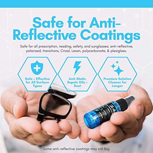 Z Clear Combo Pack 1oz Anti-Fog Spray and Microfiber Cloth
