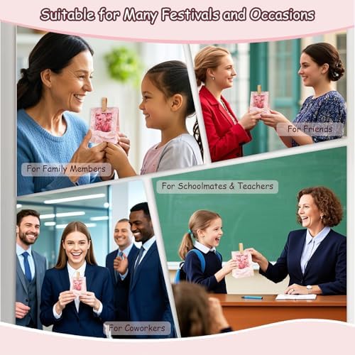 FAYEVIVI 20pcs Pink Gift Boxes with Lids