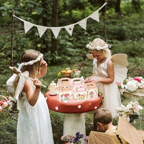 CIEOVO 24 Pack Fairy Birthday Treat Boxes