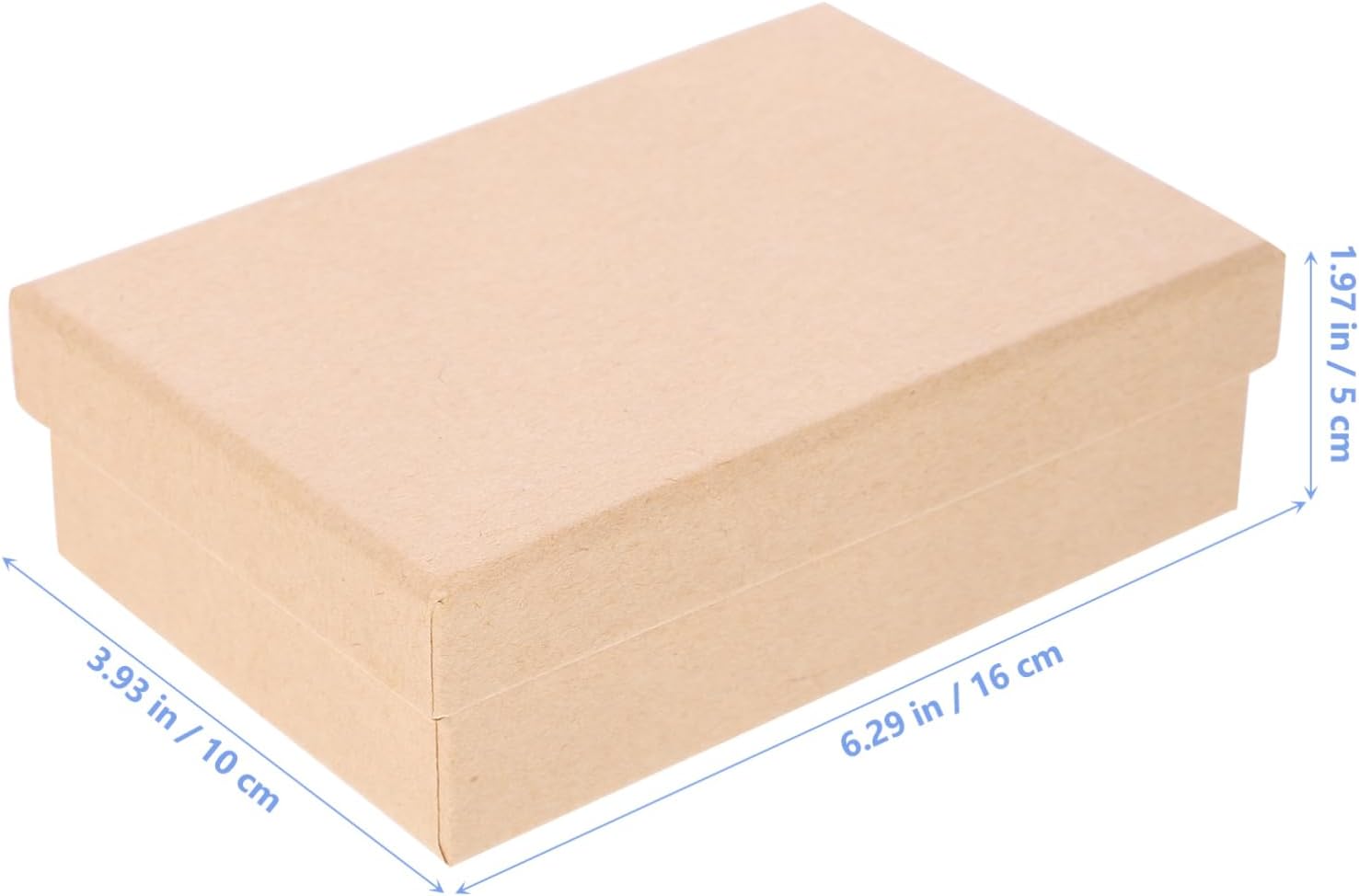 SHERCHPRY 5Pcs Kraft Gift Boxes for Wedding Favors and Parties