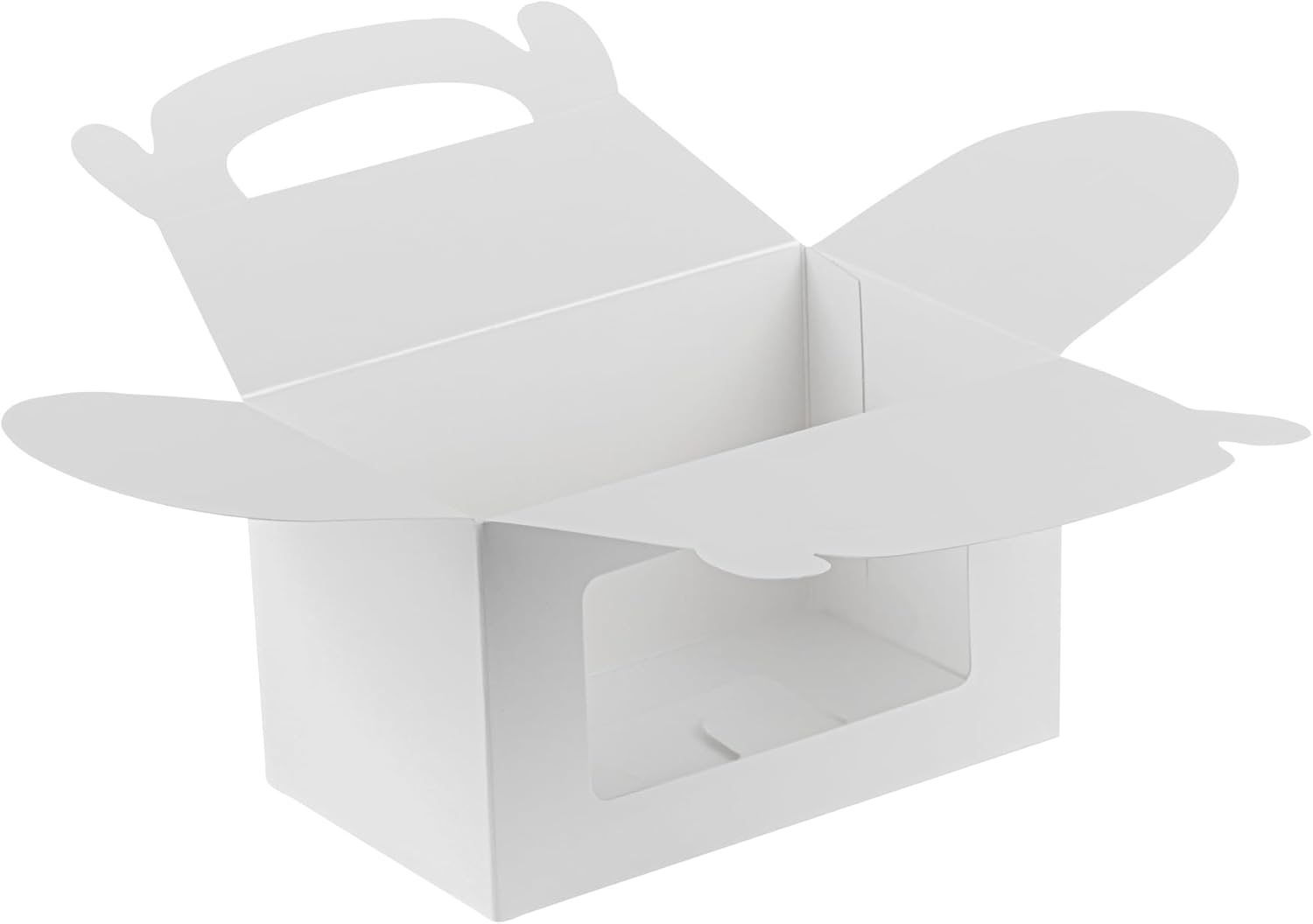 Restaurantware Bio Tek 6x35x35 Inch Gable Boxes For Party Favors