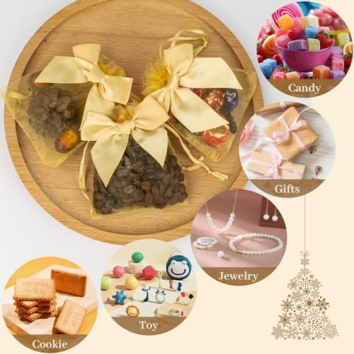Esdallina 40 PCS 36x47 Premium Sheer Organza Gift Bags