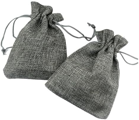 SOFXnng Cotton Linen Drawstring Gift Bags 25PCS 15X20CM 1