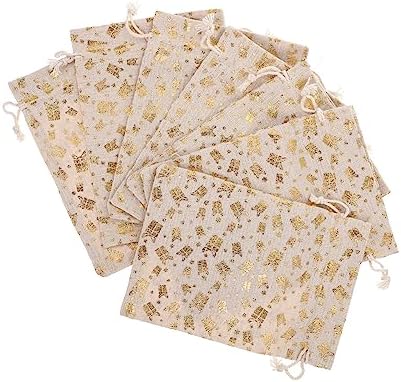 Anneome 25pcs Christmas Treat Drawstring Pouches
