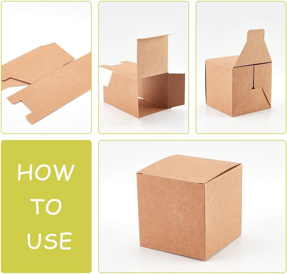 PH PandaHall 30PCS Kraft Gift Boxes for Small Gifts