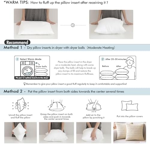 MIULEE Outdoor Pillows Set of 4 16x16