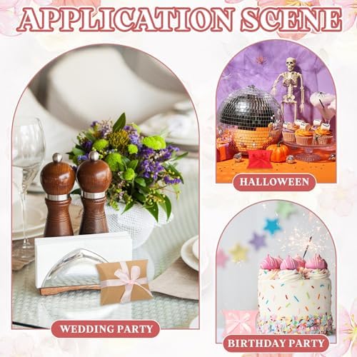 PATIKIL 100 Pcs Beige Pillow Gift Boxes