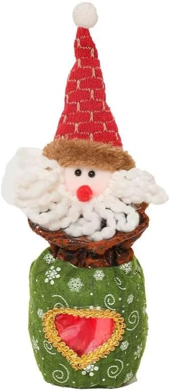 Kerio Christmas Gift Bag Velvet Apple Bear Party Favors