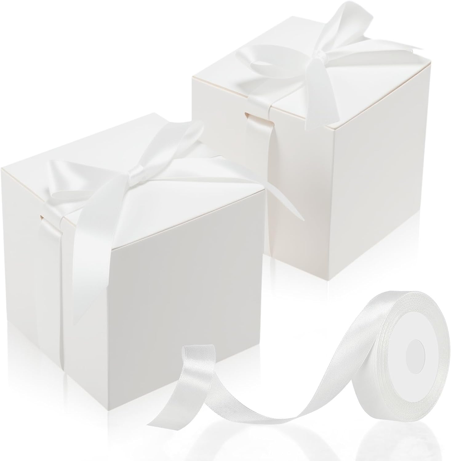 48 Pcs Mini Wedding Gift Boxes with Ribbon