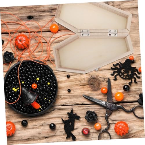 OKUMEYR 3Pcs Coffin Shaped Halloween Treat Boxes
