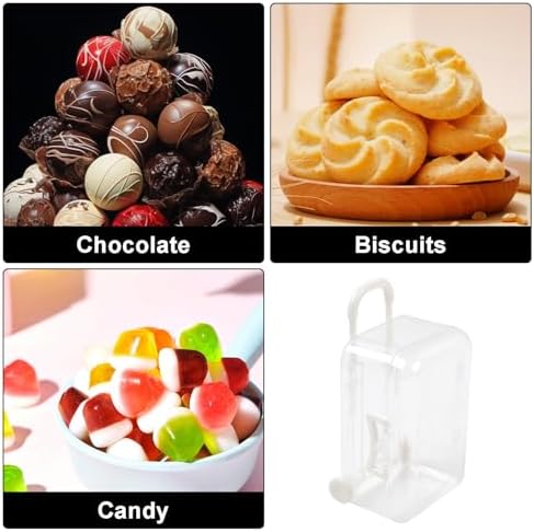 6 Pcs Mini Suitcase Gift Boxes Clear Rolling Luggage for Wedding Party