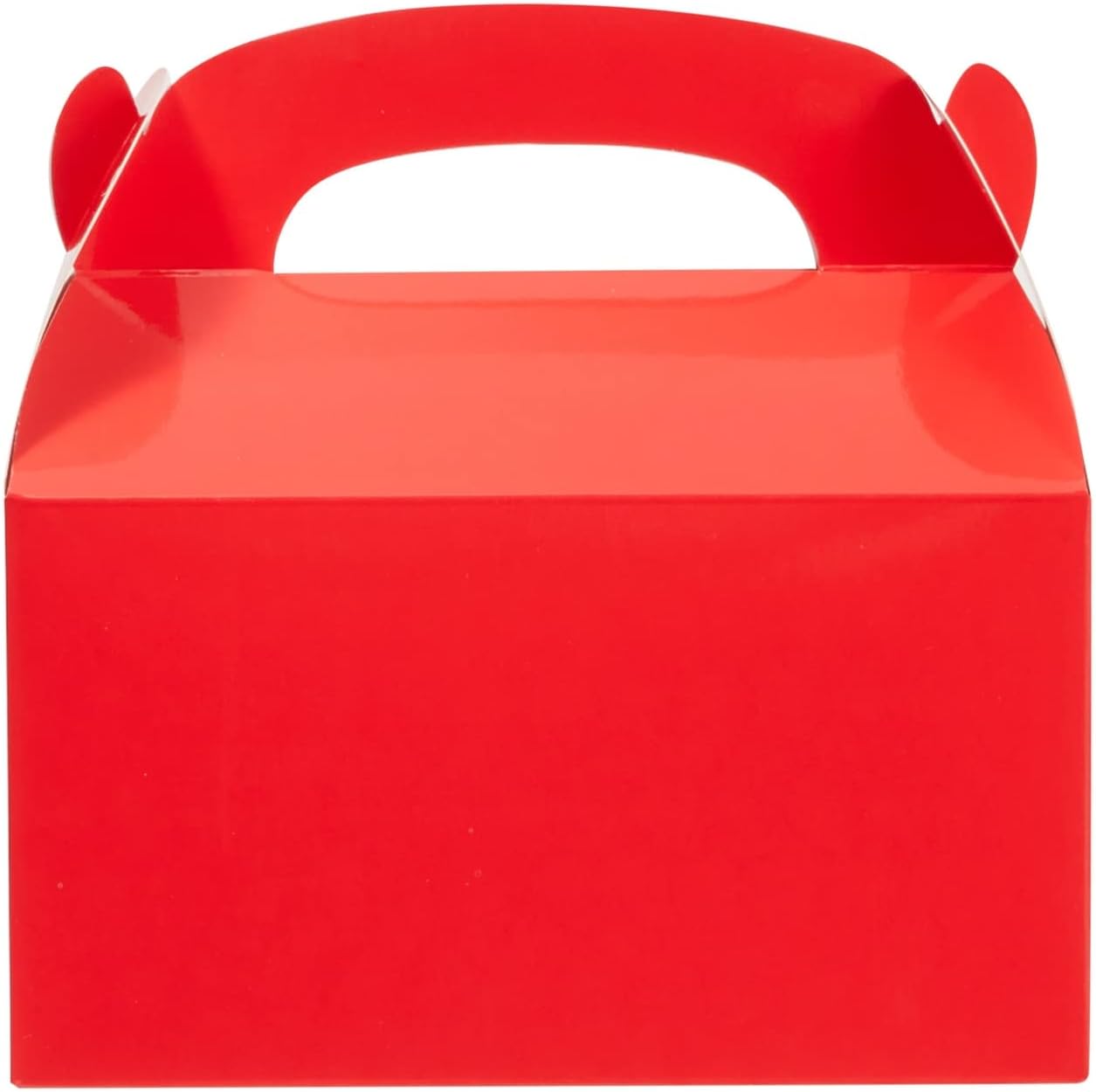 Juvale 24-Pack Red Gable Boxes with Handles