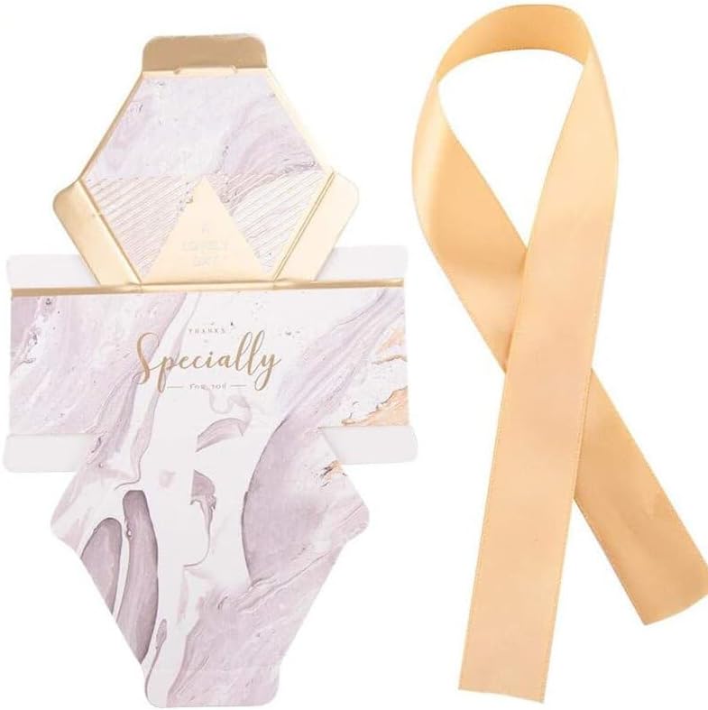 MODADA Party Favor Candy Boxes with Ribbons for Celebrations