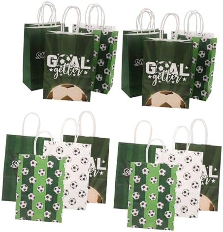 DECHOUS 80pcs Football Themed Gift Bags for Soccer Parties