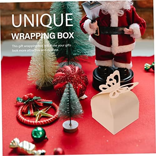 Didiseaon 50pcs Hollow Out Butterflies Candy Boxes for Weddings and Parties
