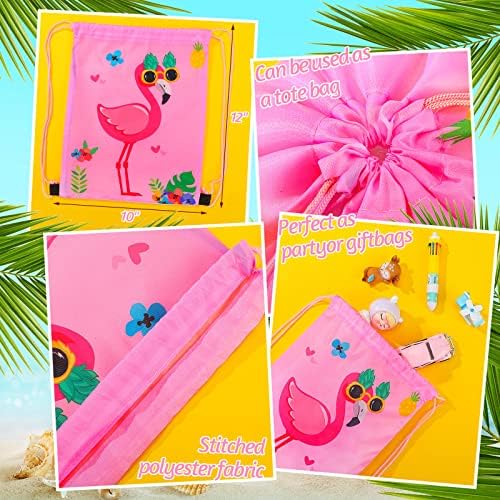 GliCraft 16 Pcs Animal Drawstring Gift Bags for Kids