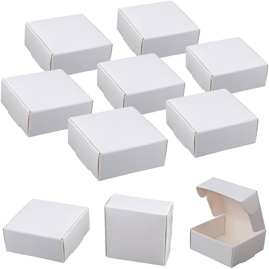 Aspakelle Mini Gift Boxes 100 Pack Kraft 217 x 217 x 098