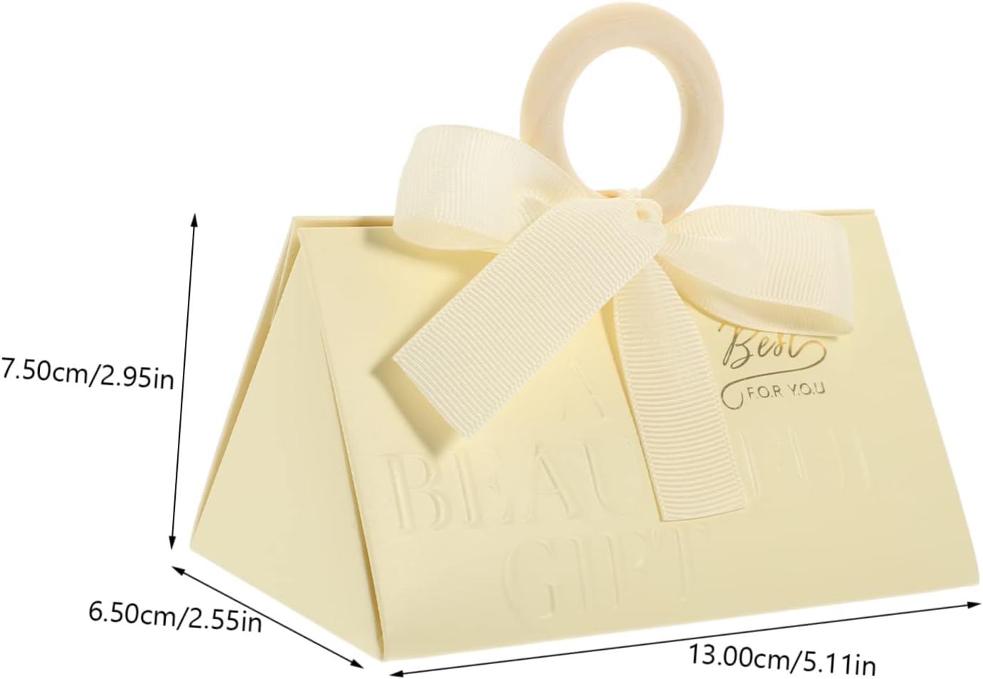 Ipetboom 20pcs Triangle Candy Boxes for Valentines Day and Weddings