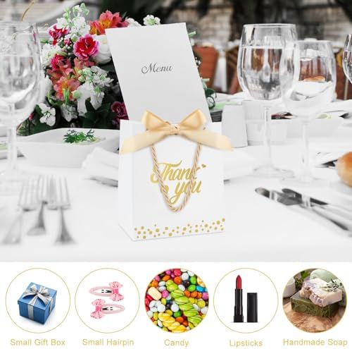 SHAIDOJIO 40-Pack Thank You Gift Bags with Handle