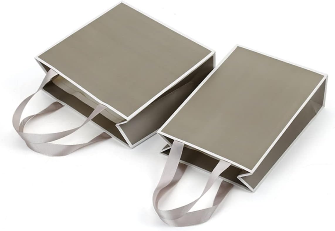WRITWAA 4pcs Jewelry Pouches Drawstring Bag for Traveling Grey