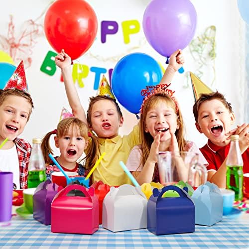 Bssay 30 Pack Treat Boxes with Handles for Parties