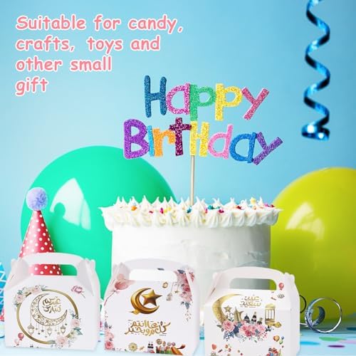 Yasyu 12 Pcs White Treat Boxes with Handle