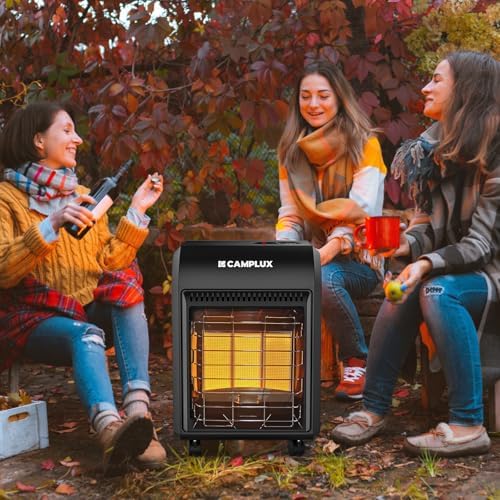 CAMPLUX Propane Heater 3 Modes 6000-18000 BTU Indoor Outdoor