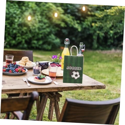 SUPVOX Football Pattern Goodie Bags 5 Sets 16PCS