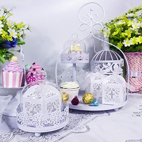 YOZATIA 50PCS Cross Favor Boxes for Baptism and Party Use