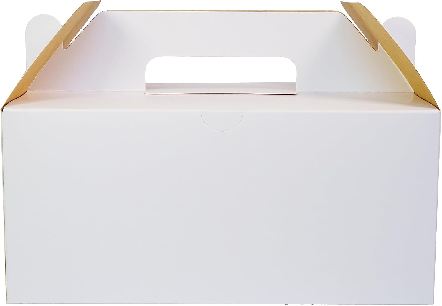 PandaPandaPPS 50 Pack White Gable Boxes 825x5x4 for Gifts and Parties
