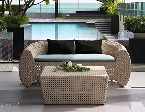 Vargottam Indoor Outdoor Polyester Lumbar Pillow Set of 2 Black