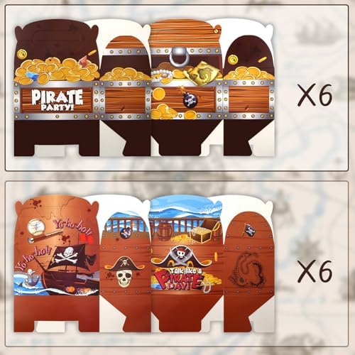 Geluode Pirate Treasure Gift Box Set 12 Pieces