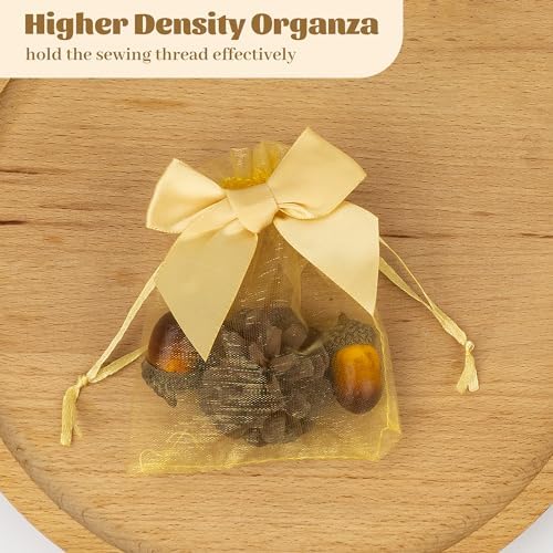 Esdallina 40 PCS 36x47 Premium Sheer Organza Gift Bags