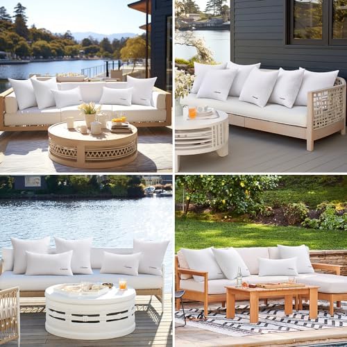 MIULEE Outdoor Pillows Set of 4 16x16