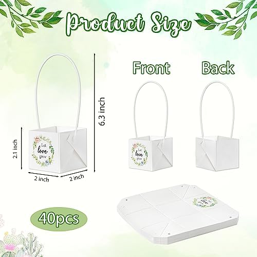WATINC 40Pcs Succulent Gift Wrap Bags Set
